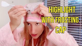 6 Pieces Hair Cap Highlighting Frosting Cap - SO EASY TO USE! Highlight with Frosting Cap