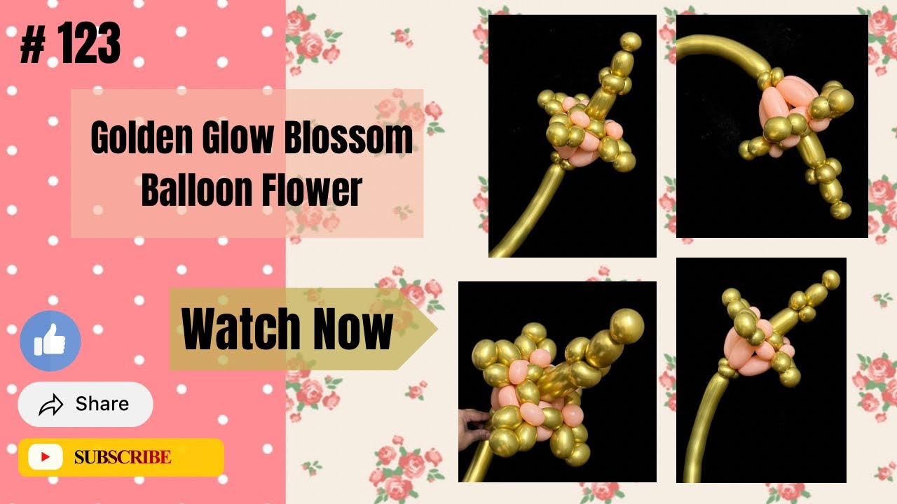 Golden Glow Blossom Balloon Flower 🌷🌷🌷| The Ultimate Balloon Flower ...