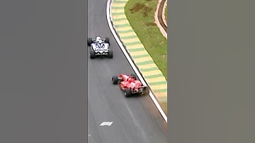 Magic Montoya! Juan Pablo Muscles Past Schumacher! 💪 #Shorts