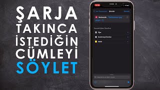 Şarja Takınca Konuşan iPhone - iPhone Şarja Bağlandı Sesli Bildirim Nasıl Yapılır?
