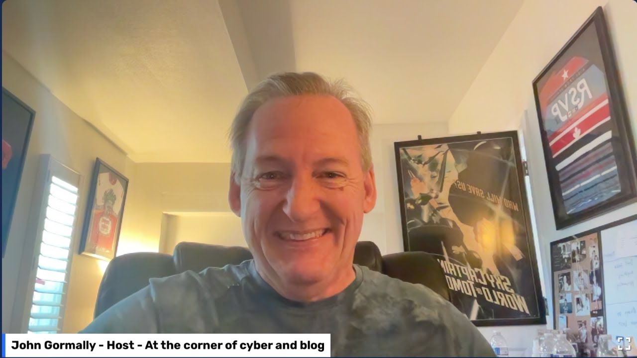 At the corner of cyber and blog podcast with John Gormally