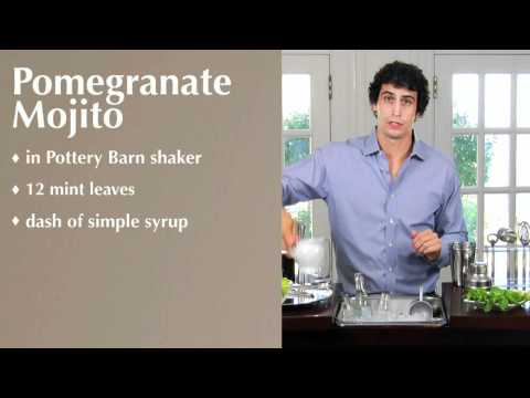How to Make a Pomegranate Mojito: Cocktail Recipe, with Peter Gugni | Pottery Barn