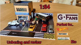 Super Cool Diecast car Store from G Fans diorama ‼ With working  #diecast #hotwheels #diorama