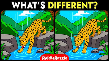 Spot the 3 Differences | 🧩👀 (5 Puzzles) | Can You Find All 15 Differences?