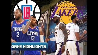 Los Angeles Lakers vs Los Angeles Clippers Full Game Highlights| March 8, 2020 NBA Season