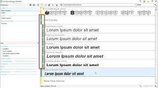 CorelDRAW Graphics Suite X8 - Corel Font Manager (Teil 1)