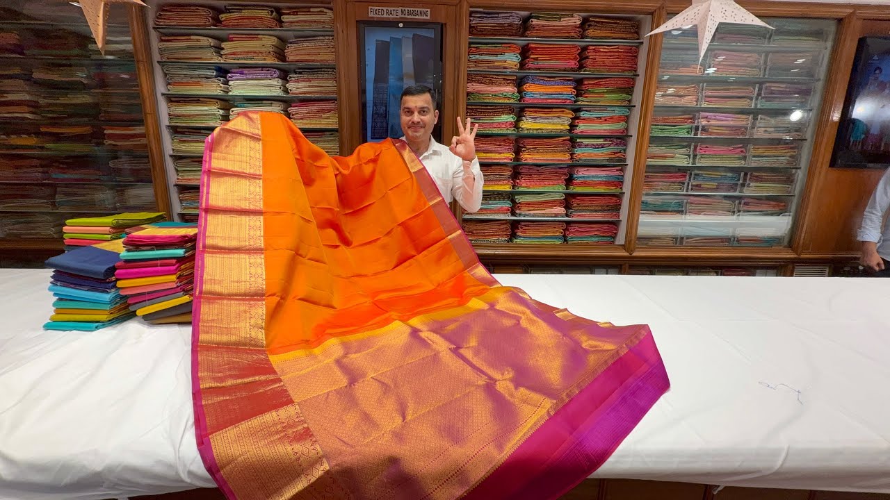 РАСПРОДАЖА🥳🚨 Оптовая продажа сари из чистого канчипурамского шелка от Chickpet. Доставка поштучно.