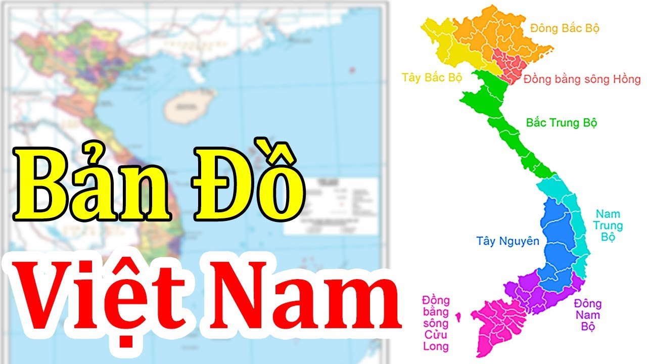 Bản Đồ Việt Nam & 63 Tỉnh Thành Khổ Lớn 2022