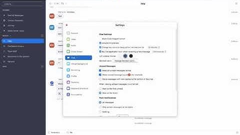 Enable push notifications on zoom chat application