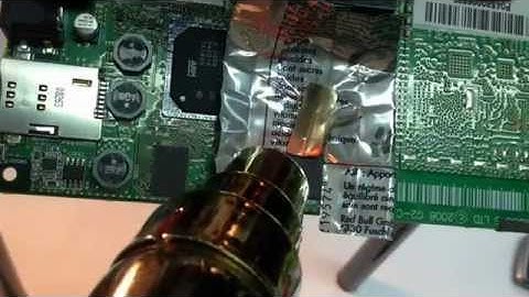 NAND removal from Ubiquisys Femtocell with hot air gun