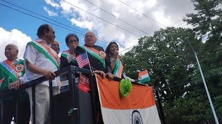 Kanishka Soni Sings at 2023 The #indian #india independence day parade Floral Park New York 8/13/23