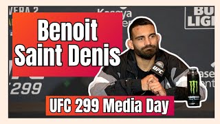 Benoit Saint Denis Talks Huge UFC 299 Co-Main Event Fight With Dustin Poirier, Becoming French Champ