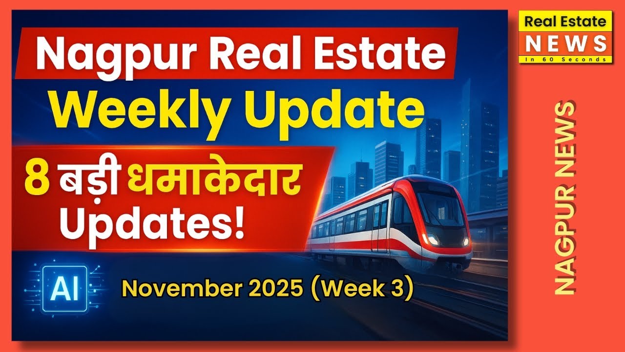 Nagpur Real Estate Weekly Update - 8 बड़ी धमाकेदार Updates! AI Survey से Double-Decker Metro तक!