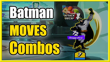 Full Batman Move Set & Combos in MultiVersus (Fast & Precise Character)