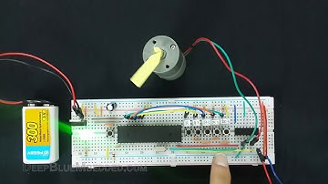 LAB 14 - DC Motor Speed Control With PWM & L293D IC