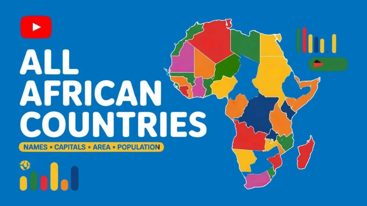 All African Countries 2025 || Names, Capitals, Areas & Populations-Africa Overview || Mystery Files