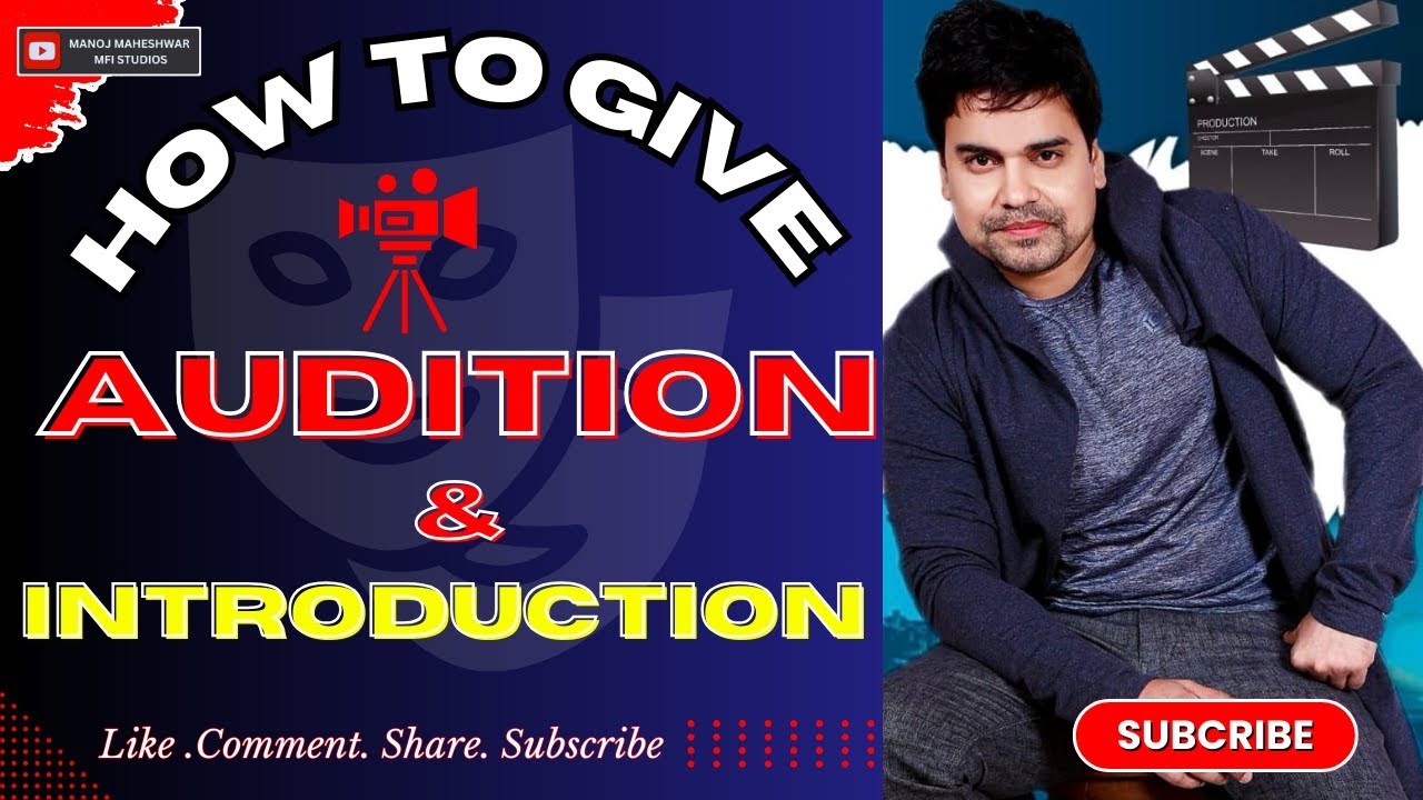 Introduction Video Audition Example How to Give | AUDITION & INTRODUCTION | in Film Production | # ...