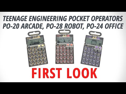 First Look: Teenage Engineering Pocket Operators | PO-20 Arcade