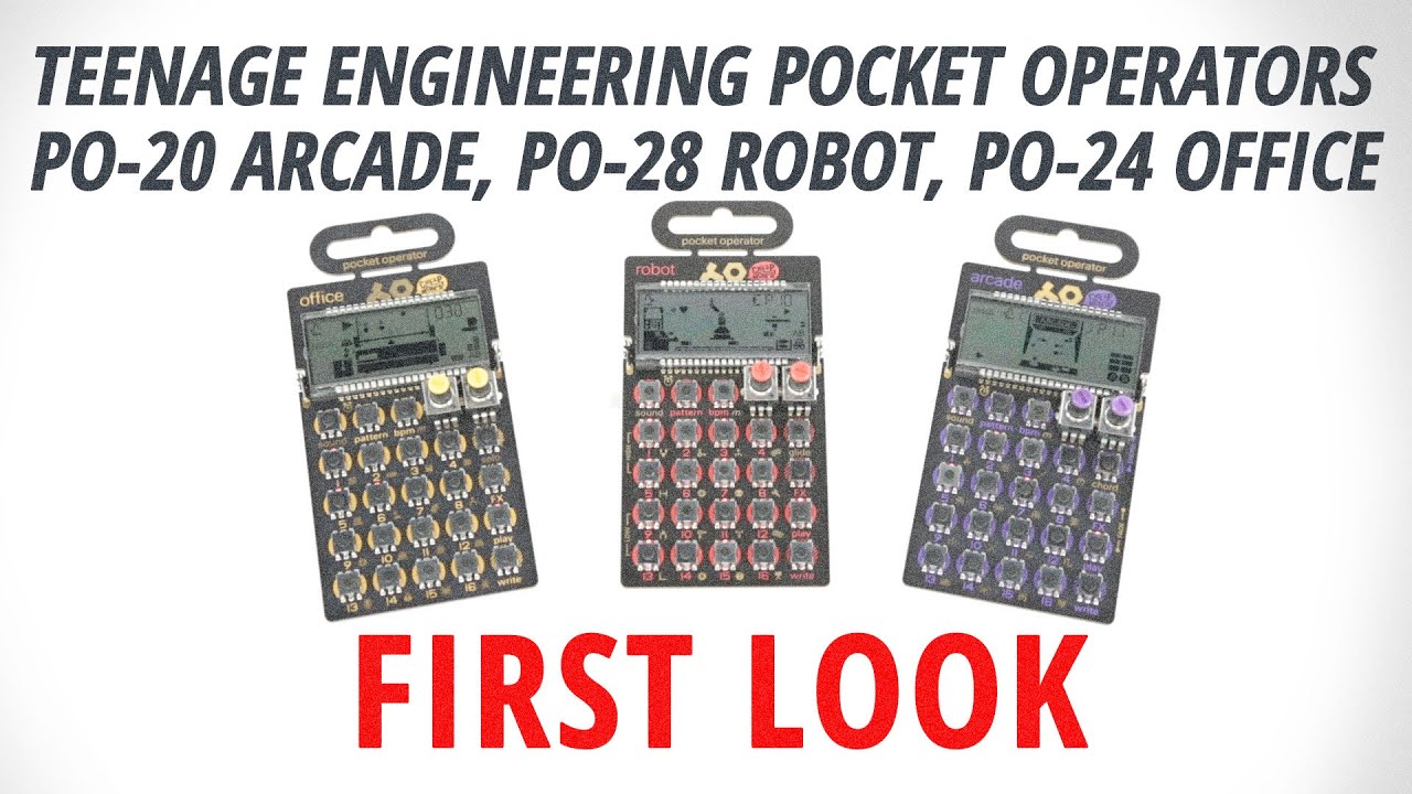 鍵盤楽器 pocket operater arcade PO-20 PO-20 arcade - teenage engineering
