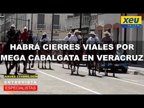 Habrá cierres viales por megacabalgata en Veracruz