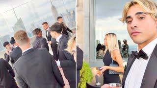 Darius Dobre &amp; his Girlfriend looks Gorgeous to Wearing Matching Black outfit on Wedding 