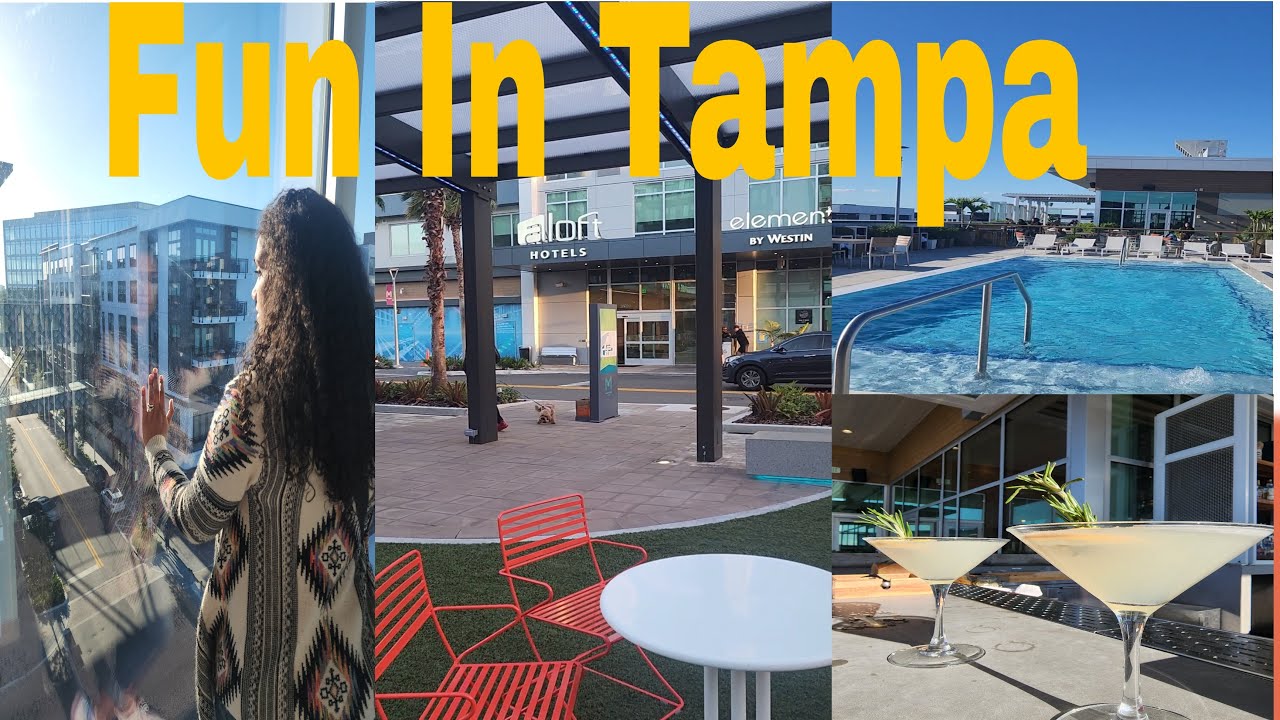 Tampa Midtown Hotel Travel Fun Rooftop Bar Restaurant Party YouTube