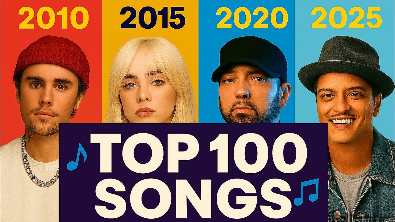 Top 100 Songs From 2010 to 2025