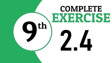 Exercise 2.4 | Chapter 2 | real and complex numbers | Class 9 Maths | urdu hindi |