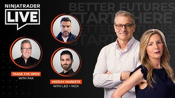 NinjaTrader Live | Futures Trading + Market Analysis w/ Pax, Blake Morrow, Leo + Nick (11/7/25)