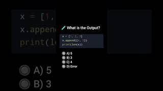 Python Output Challenge 😳 | List.append() Trick Most Beginners Miss