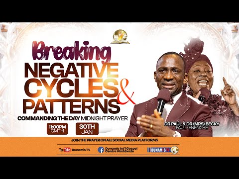 COMMANDING THE DAY MID NIGHT PRAYER || BREAKING NEGATIVE CYCLES AND PATTERNS ||. 30-01-2025
