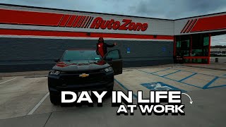 MY FIRST DAY WORKING AT AUTOZONE
