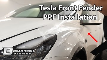 How to Install Tesla Model Y (PPF) Paint Protection Film for Front Fender
