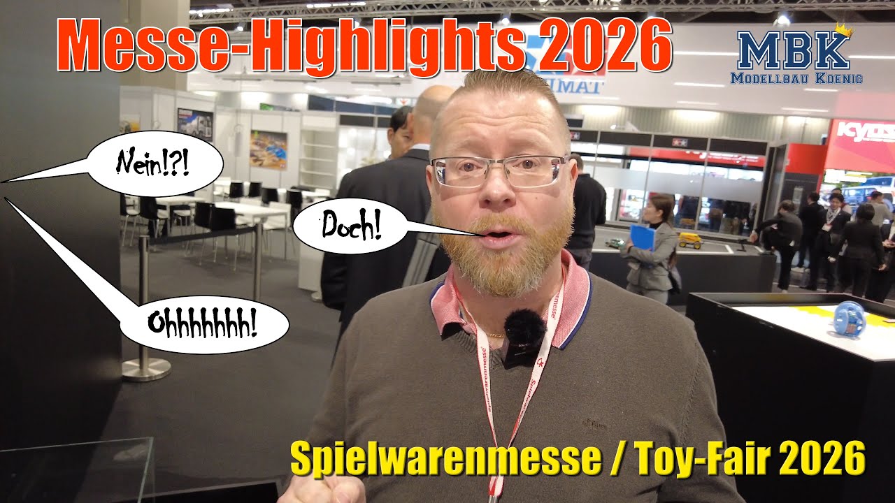 Spielwarenmesse Nürnberg 2026 – Rundgang, Modellbau-Highlights & Neuheiten | MBK on Tour 