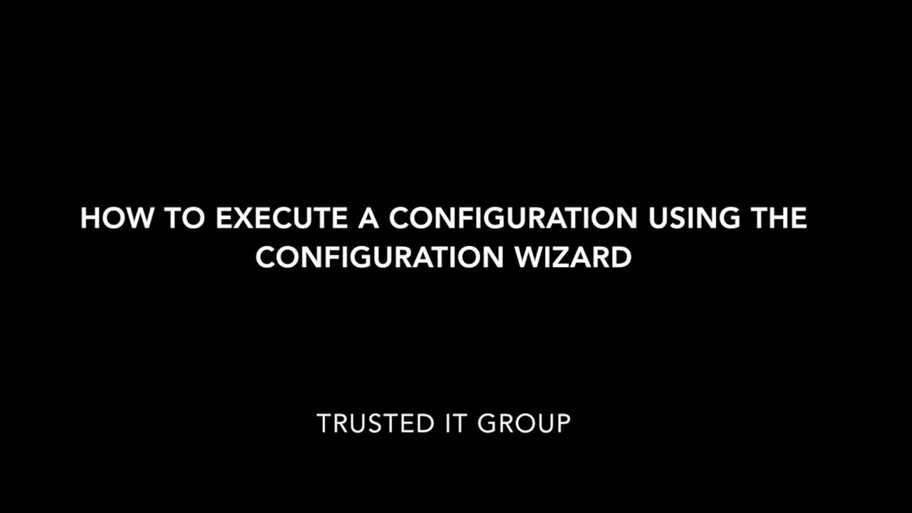 How to Execute Configurations - Microsoft Project Online Configuration Wizard Step 8