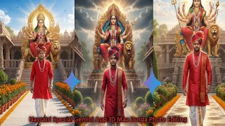 ✨"Navratri Special 3D Maa Durga Photo Editing | Gemini App Viral Editing Trick 2025"🚀 screenshot 3