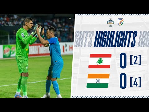 Lebanon 0 [2] - 0 [4] India | Full Highlights | Semi Final | SAFF Championship 2023