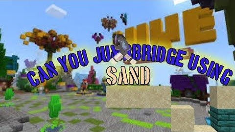Can you Jumbbridge on Mobile with SAND In 1.18.30.22?