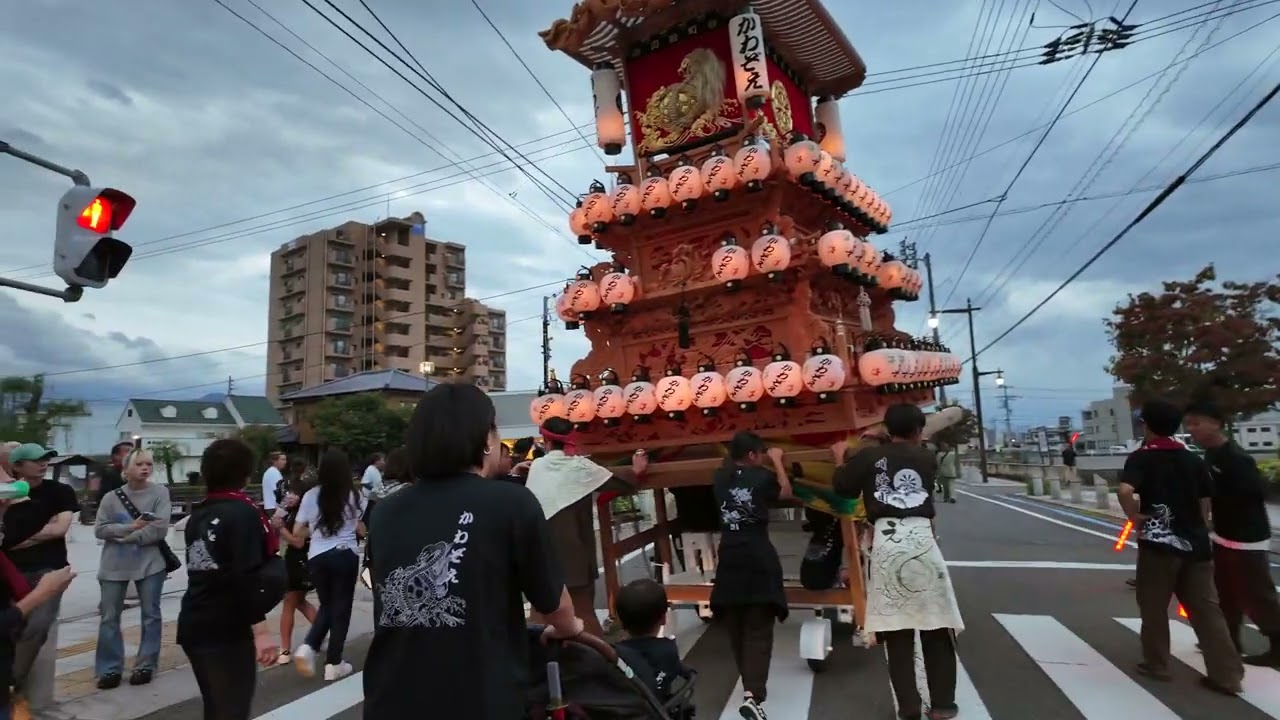西条祭り 2025　伊勢音頭フェスティバル　川沿町　帰り道