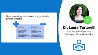 Phonics Instruction for Linguistically Diverse Learners | Dr. Laura Tortorelli | Just Right Reader