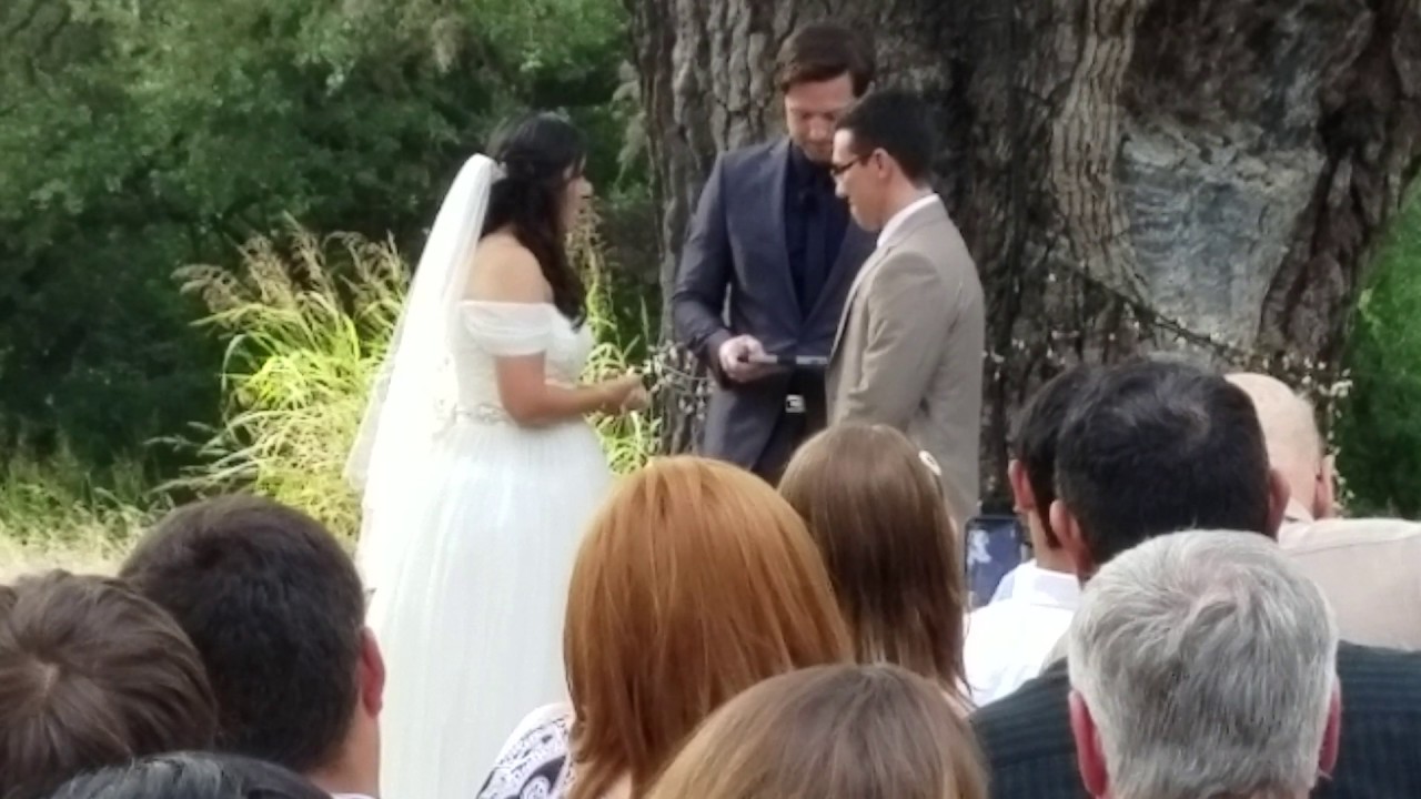 Mr & Mrs Zvorak Wedding performed by Reverend Jesse Ferraro at the M&M Plantation