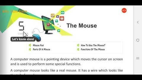 Class 1: Ch 5: The Mouse