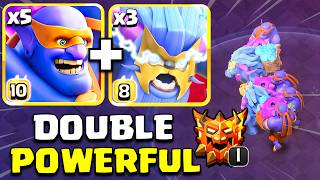 DOUBLE SUPER ARMY Working in Legend 1 Mode! TH18 Attack Strategy in Clash of Clans screenshot 1