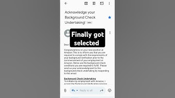 background verification mail from Amazon finally! #amazonjobs#ytshorts#shortsfeed#amazoncareers#jobs