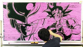ボールペン画『涙ドラゴン』 店舗良い ボールペン画『涙ドラゴン