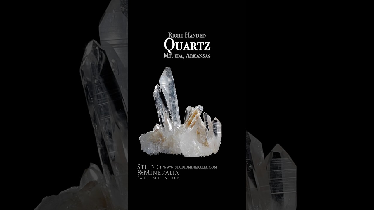 Quartz - Mt. Ida, Arkansas, USA - Studio Mineralia Earth Art Gallery
