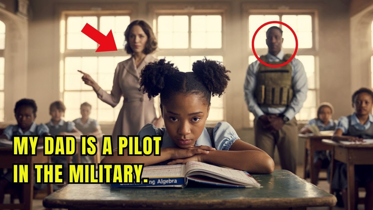 Teacher Doubts Girl’s Story About Pilot Dad—Shocked When Helicopter Lands at School!