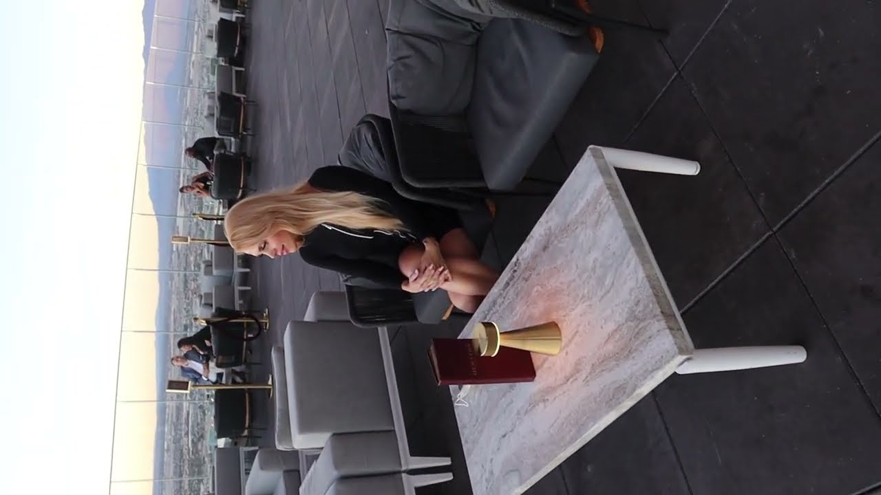 Circa Casino Legacy Club Rooftop Bar with Instagram Model Mel Antunes. Enjoy the view(s) ;  )