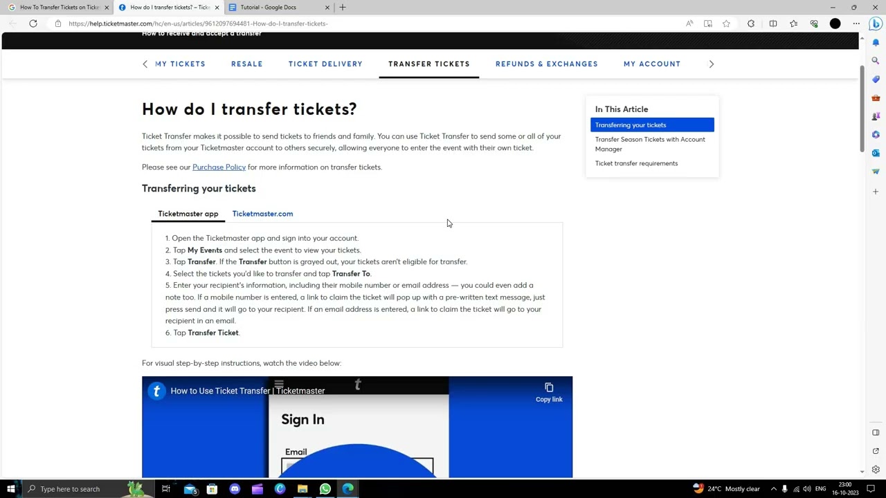 ✅ How To Transfer Tickets on Ticketmaster to Friends (Full Guide)