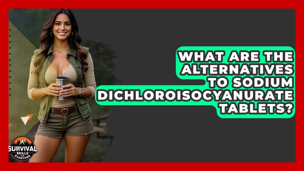 What Are The Alternatives To Sodium Dichloroisocyanurate Tablets? - Survival Skills for Everyone